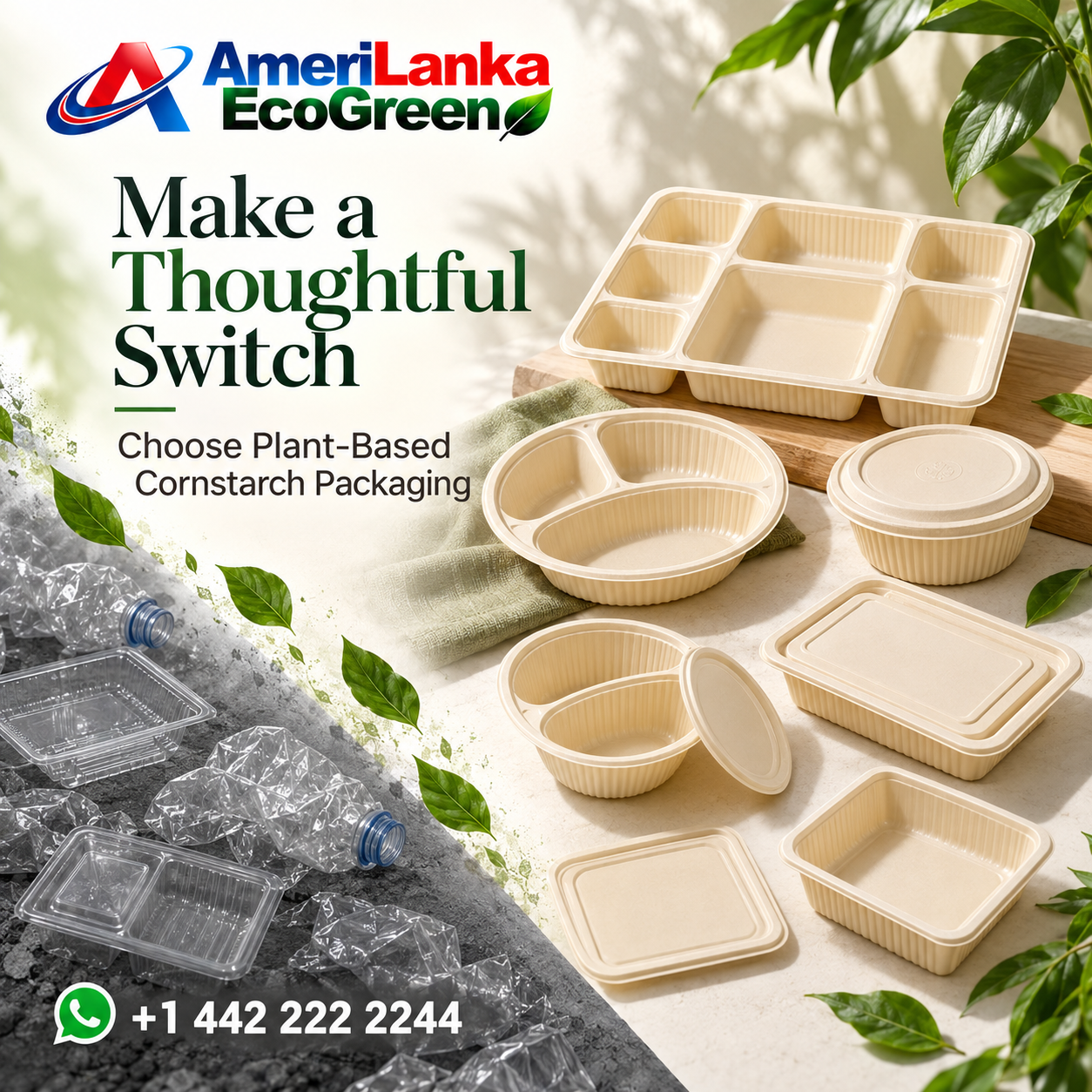 AmeriLanka EcoGreen tableware product information